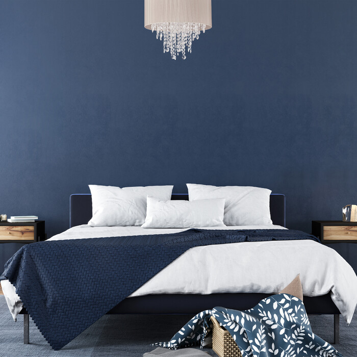 Relaxdays Deckenlampe Organza Kristall