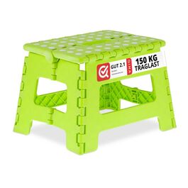 Relaxdays Klapphocker faltbar M Grün