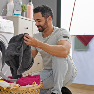 Relaxdays Wäschekorb mit Deckel 105 l