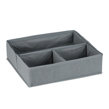 Relaxdays 4-teiliger Schubladen Organizer Vlies