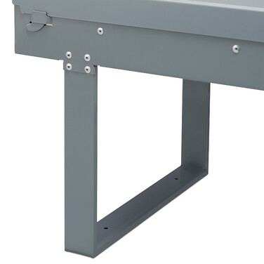 Relaxdays Einbaumülleimer 2x15 l grau