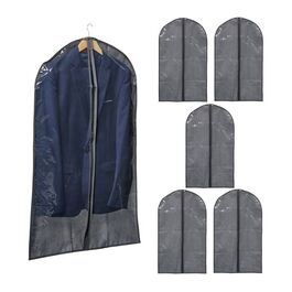 Relaxdays Kleidersack 6er Set 100 x 60 cm
