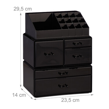 Relaxdays Acryl Make Up Organizer mit 21 Fächern