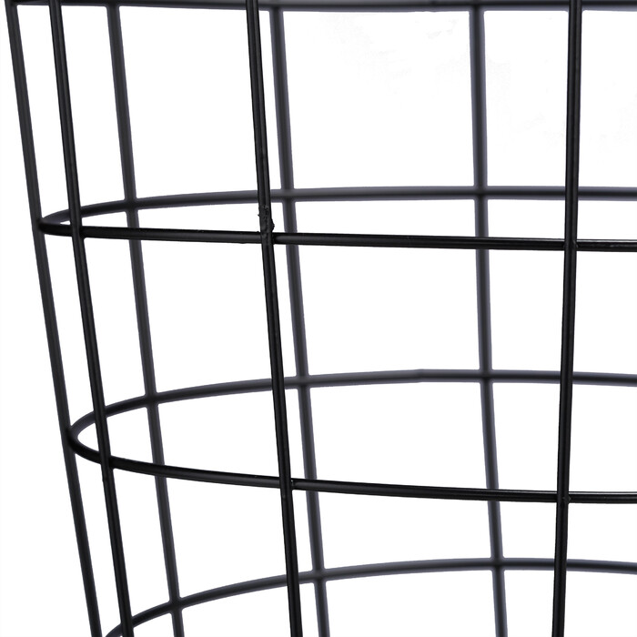 Relaxdays Korbtisch 3er Set Marmor