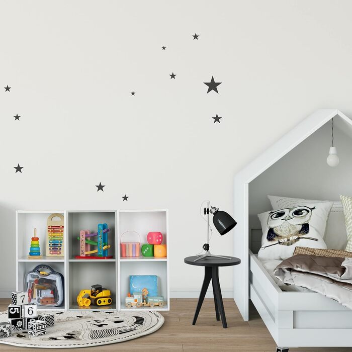 Relaxdays Kinderregal, 6 Fächer, Spielzeugregal Kinderzimmer, Jungen & Mädchen, modulares Aufbewahrungsregal, weiß/grau