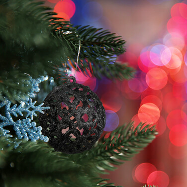 Relaxdays Weihnachtskugeln im 50er Set