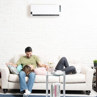 Relaxdays Beistelltisch mit Rollen, 2 Ablagen, eckig, Wohnzimmer, Glas & Stahl, mobiler Couchtisch, transparent/silber