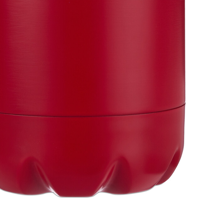 Relaxdays Trinkflasche Edelstahl