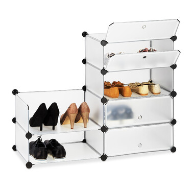 Relaxdays Schuhschrank mit 6 Fächern