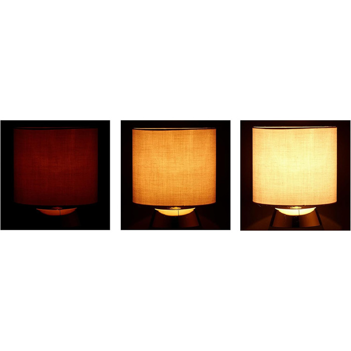 Relaxdays Nachttischlampe Touch dimmbar, moderne Touch Lampe, 3 Stufen, E14, Tischlampe, HxD: 32,5 x 18 cm, grau- (Silber)