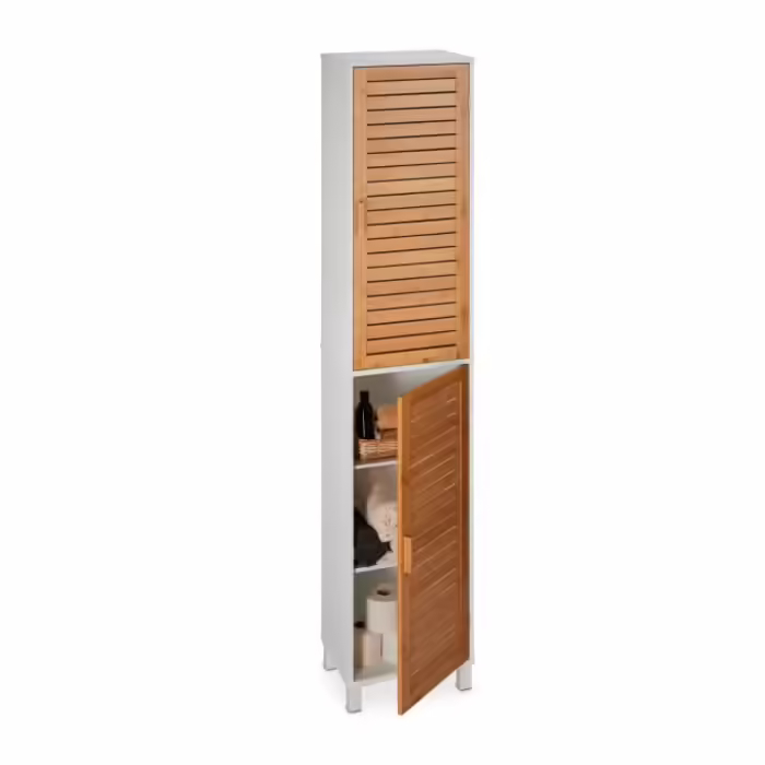 Relaxdays Hoher Badezimmerschrank