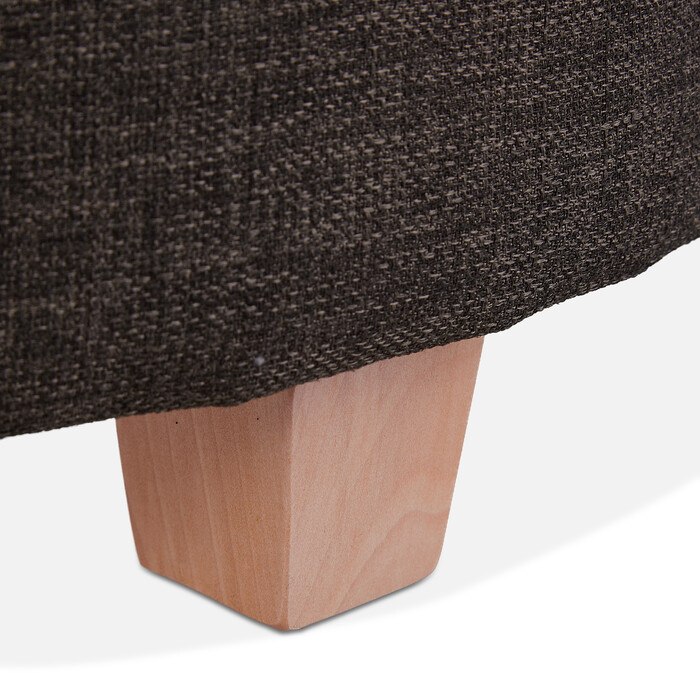 Relaxdays Runder Sitzhocker mit Stauraum