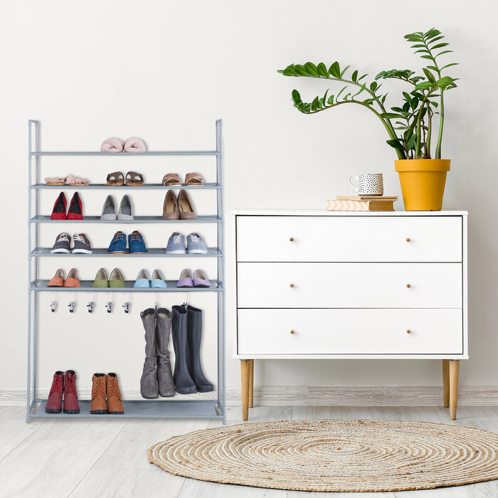 Relaxdays Schuhregal mit Stiefelfach