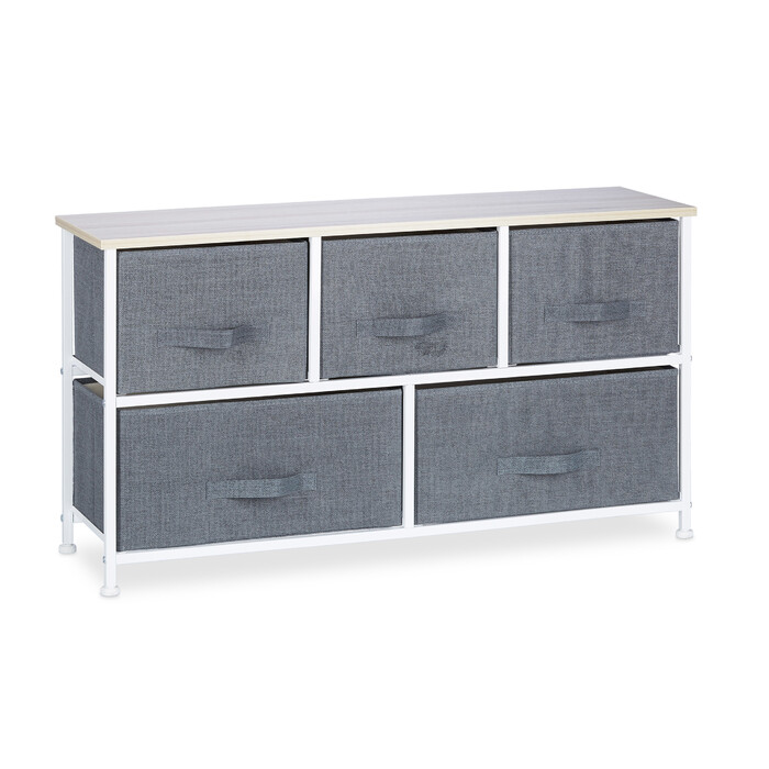 Relaxdays Regalsystem verschiedene Varianten grau