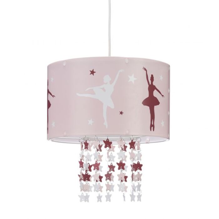 Relaxdays Hängelampe für Mädchen in Rosa