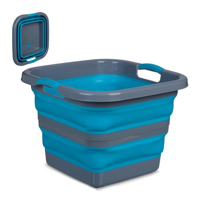 Relaxdays Faltbarer Wäschekorb 40 Liter