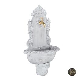 Relaxdays XL Wandbrunnen antik