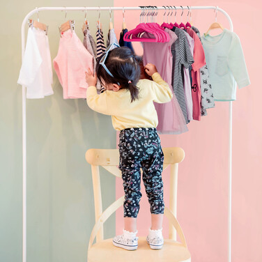 Relaxdays Kleiderbügel Kinder 20er Set