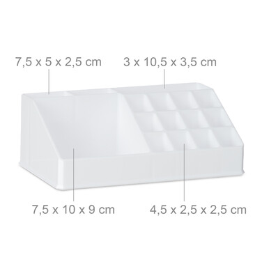 Relaxdays Kosmetikorganizer mit 6 Schubladen