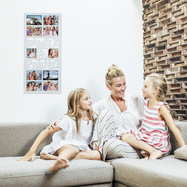 Relaxdays Bilderrahmen Family and Friends