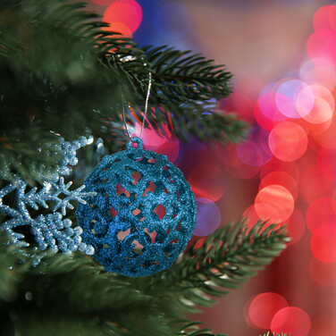 Relaxdays Weihnachtskugeln im 50er Set