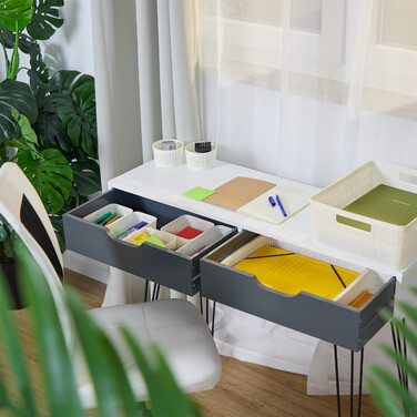 Relaxdays Schubladen Organizer im 10-tlg. Set