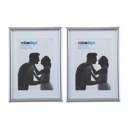 Relaxdays Bilderrahmen 2er Set 13 x 18 cm