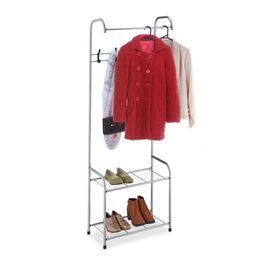 Relaxdays Garderobe mit 2 Schuhablagen