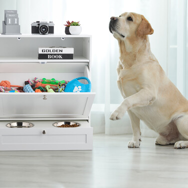Relaxdays Futterschrank Hunde