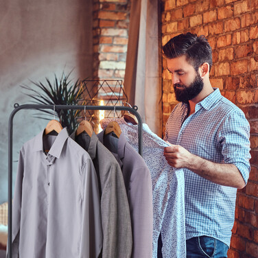 Relaxdays Metall Kleiderständer mit Ablage