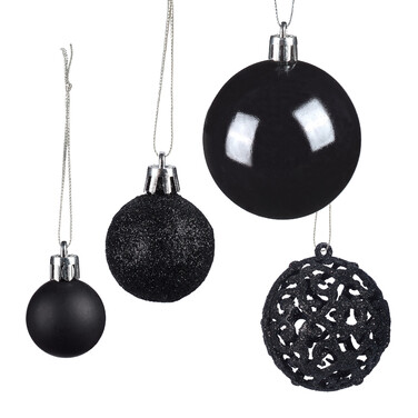Relaxdays Weihnachtskugeln im 50er Set