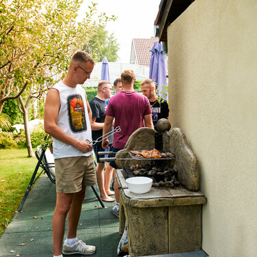 Relaxdays Edelstahl Grillzange im 2er Set