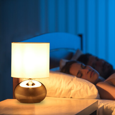 Relaxdays Nachttischlampe Touch