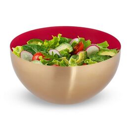 Relaxdays Edelstahl Salatschüssel Ø 25 cm