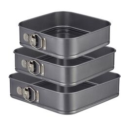 Relaxdays Quadratische Springform im 3er Set