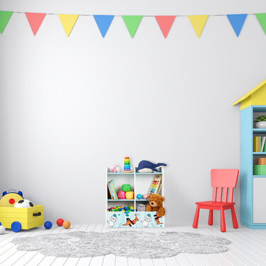 Relaxdays Kinderregal mit Hundemotiv