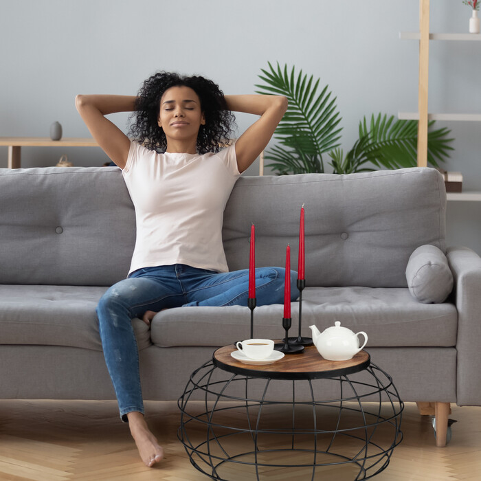 Relaxdays Mangoholz Couchtisch