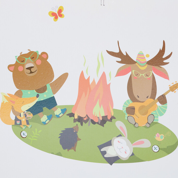 Relaxdays Kinderregal mit 9 Boxen und Motiv