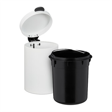 Relaxdays Kosmetikeimer Wandmontage 3 Liter