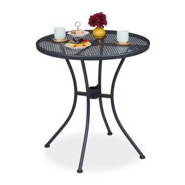 Relaxdays Gartentisch mit Schirmloch