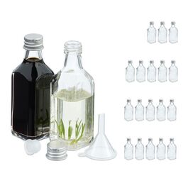 Relaxdays Kleine Flaschen im Set 50 ml