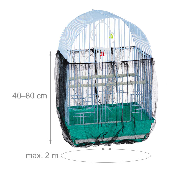 Relaxdays Vogelkäfig Abdeckung 3er Set