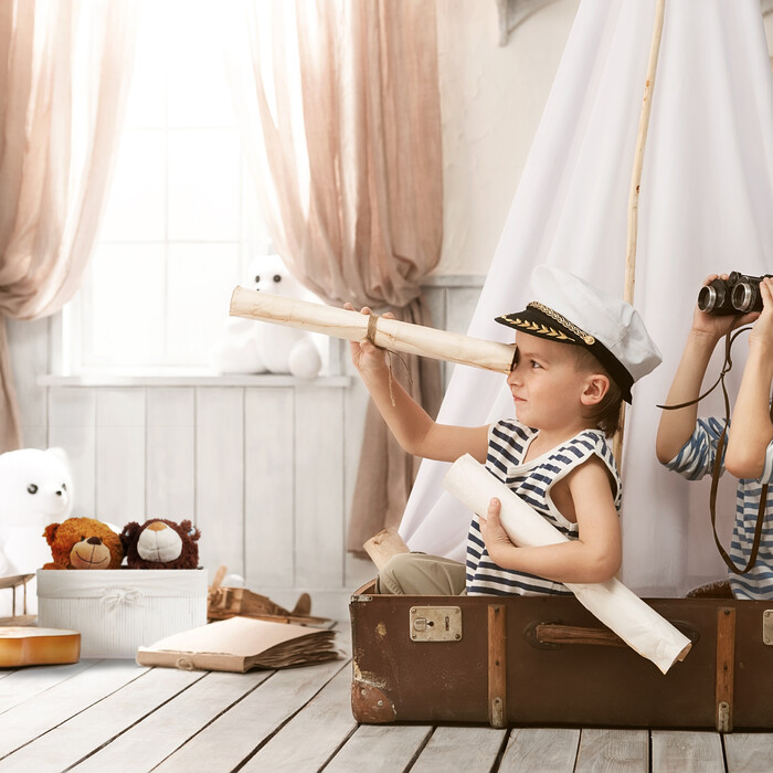 Relaxdays Aufbewahrungskorb 4er Set aus Bambus