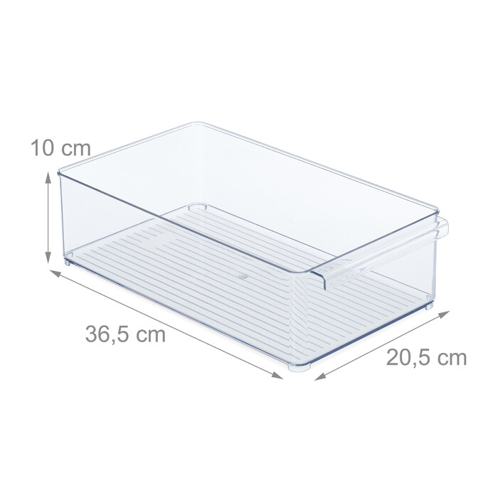 Relaxdays Kühlschrank Organizer mit Griff