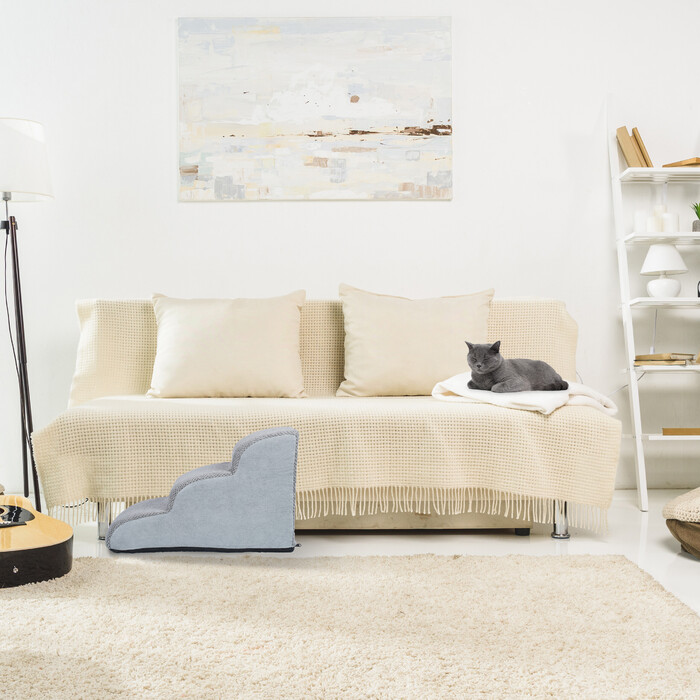 Relaxdays Hundetreppe mit 3 Stufen