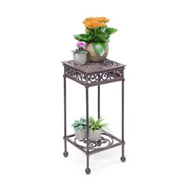 Relaxdays Blumenhocker quadratisch