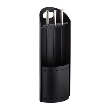 Relaxdays Kaminbesteck modern 4-teilig