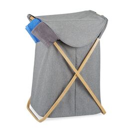 Relaxdays Wäschekorb 58 Liter klappbar