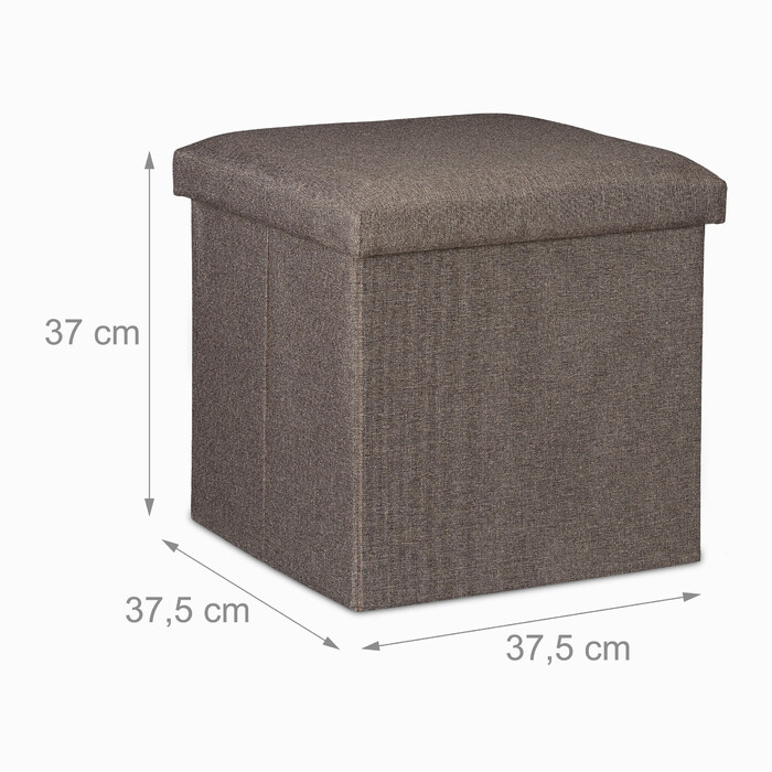 Relaxdays Sitzhocker mit Stauraum