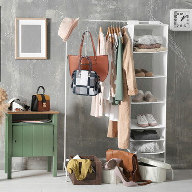 Relaxdays Handtaschenbügel 6 Haken